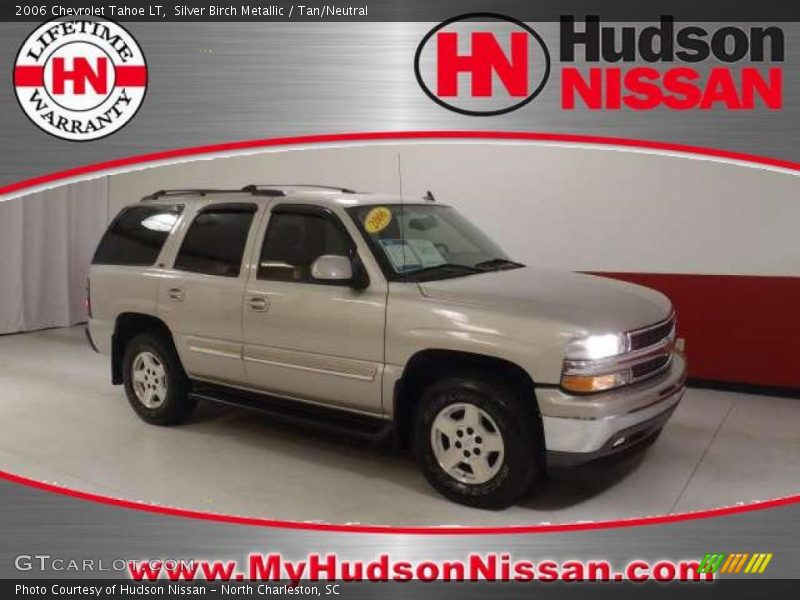 Silver Birch Metallic / Tan/Neutral 2006 Chevrolet Tahoe LT
