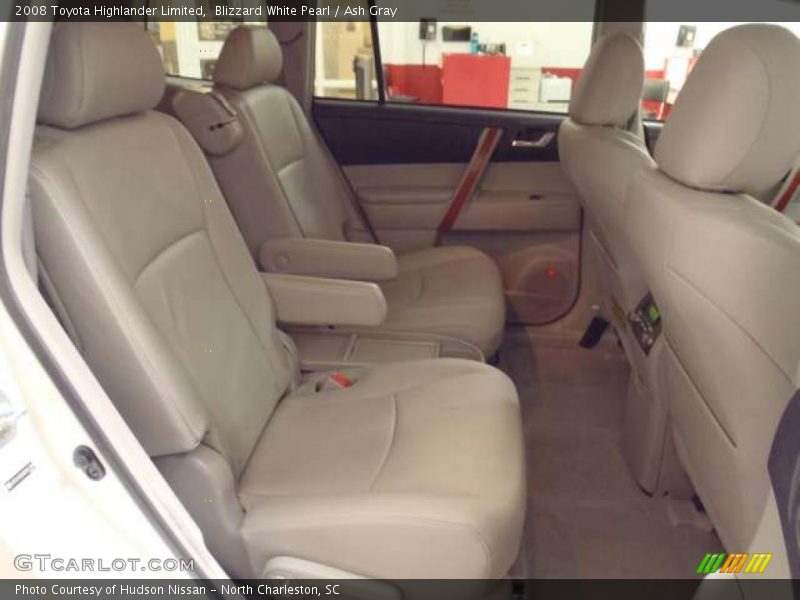 Blizzard White Pearl / Ash Gray 2008 Toyota Highlander Limited