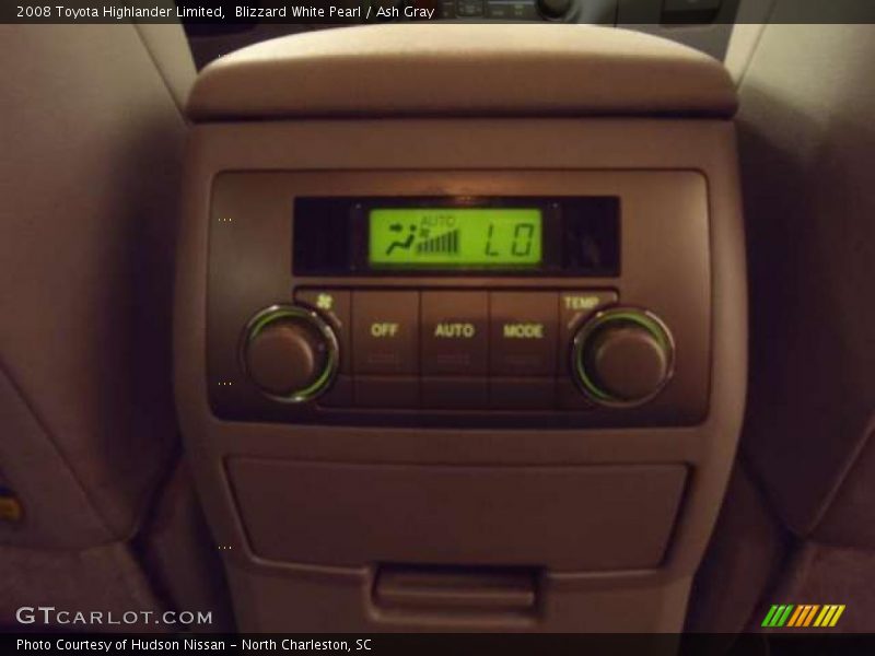 Blizzard White Pearl / Ash Gray 2008 Toyota Highlander Limited