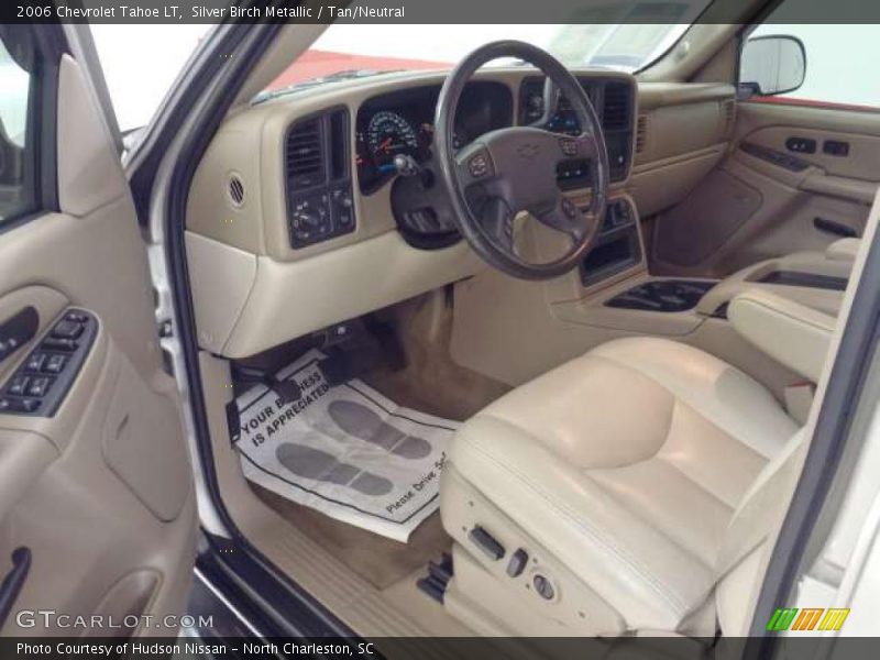 Silver Birch Metallic / Tan/Neutral 2006 Chevrolet Tahoe LT