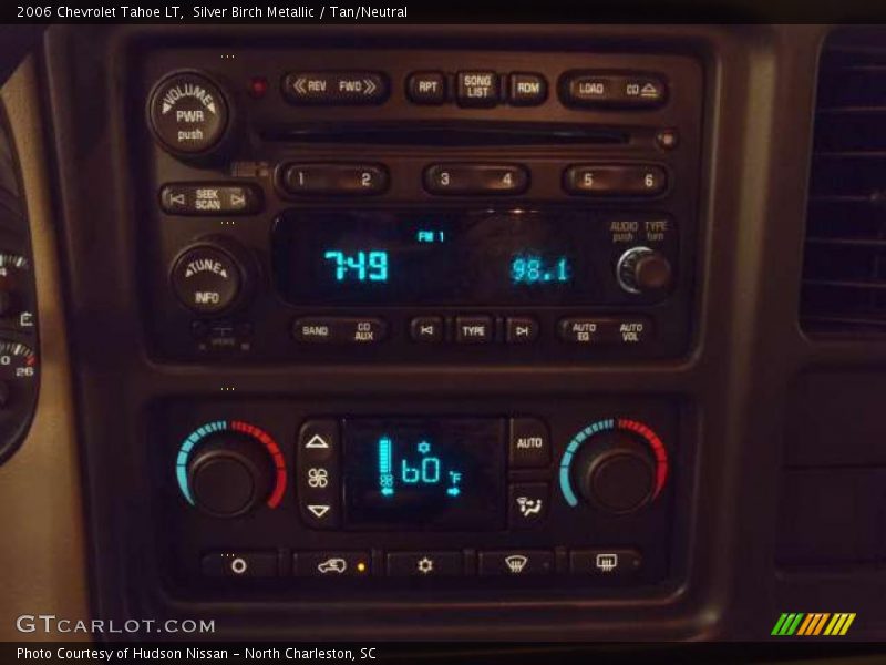 Silver Birch Metallic / Tan/Neutral 2006 Chevrolet Tahoe LT
