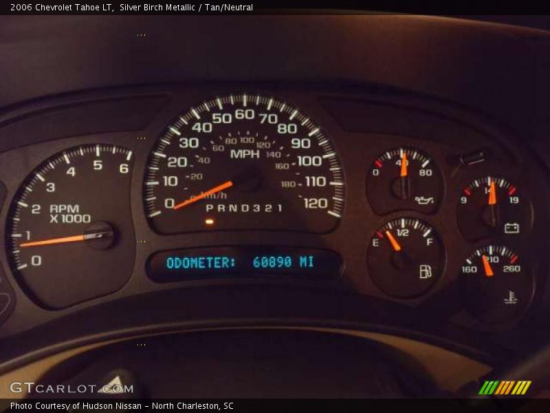 Silver Birch Metallic / Tan/Neutral 2006 Chevrolet Tahoe LT