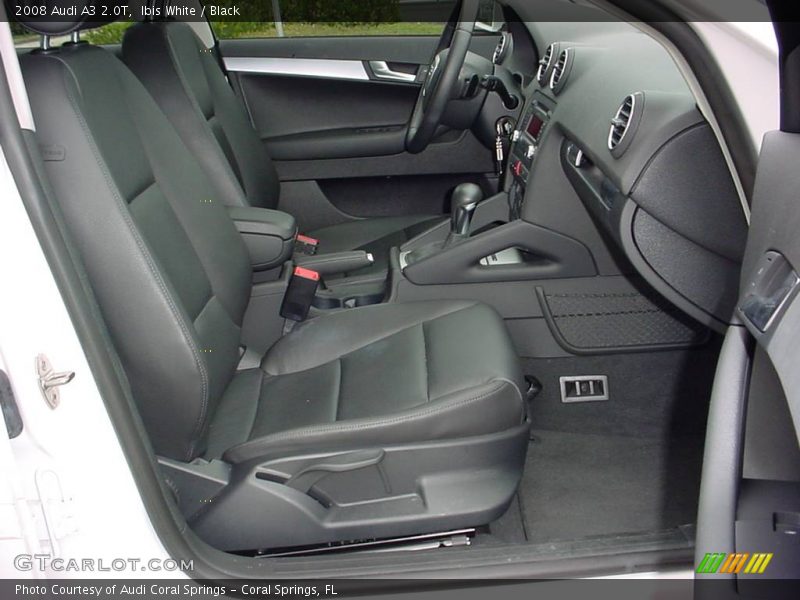 Ibis White / Black 2008 Audi A3 2.0T