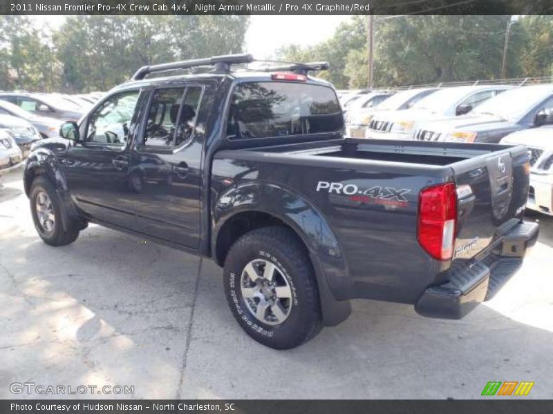 Night Armor Metallic / Pro 4X Graphite/Red 2011 Nissan Frontier Pro-4X Crew Cab 4x4