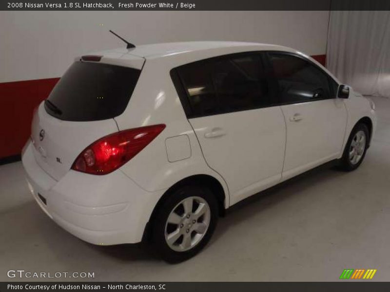 Fresh Powder White / Beige 2008 Nissan Versa 1.8 SL Hatchback