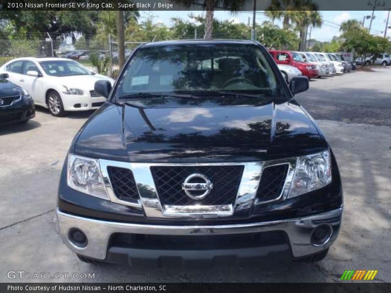 Super Black / Beige 2010 Nissan Frontier SE V6 King Cab