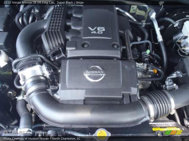 Super Black / Beige 2010 Nissan Frontier SE V6 King Cab
