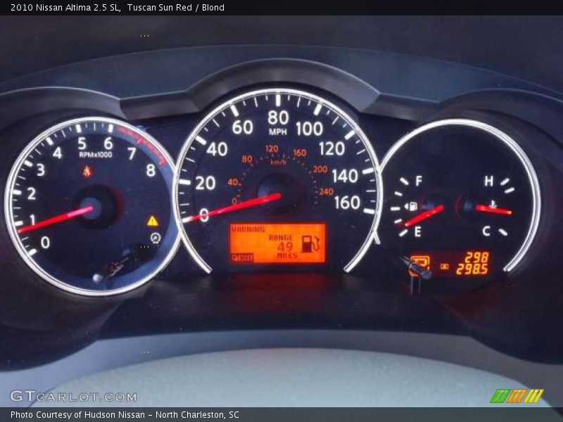 Tuscan Sun Red / Blond 2010 Nissan Altima 2.5 SL