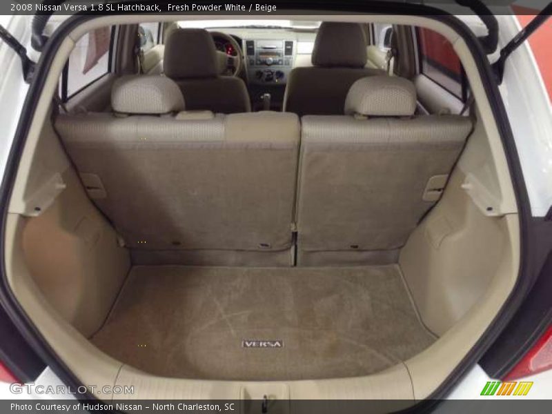 Fresh Powder White / Beige 2008 Nissan Versa 1.8 SL Hatchback