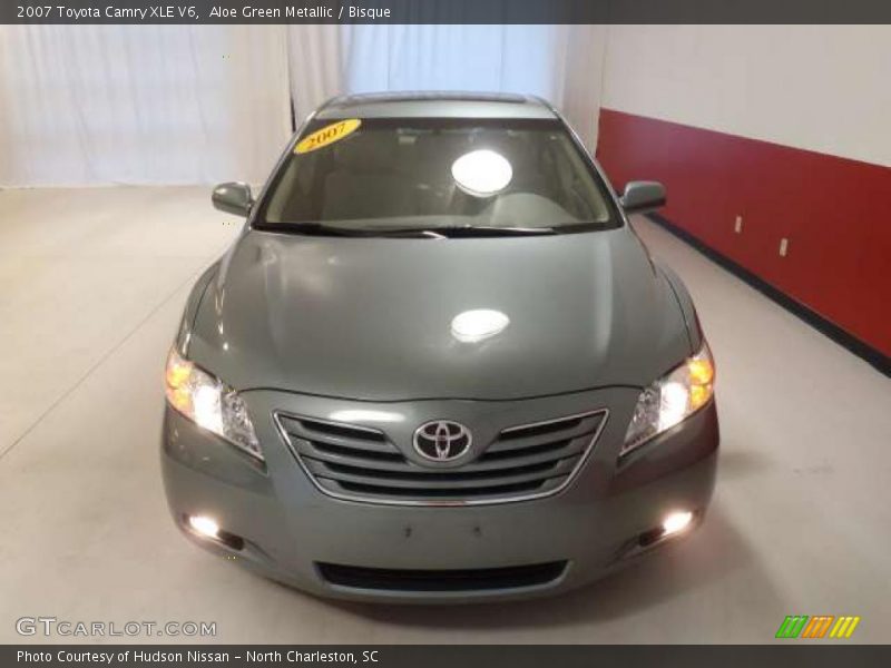 Aloe Green Metallic / Bisque 2007 Toyota Camry XLE V6