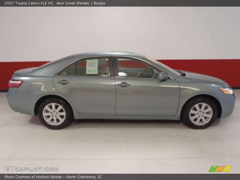 Aloe Green Metallic / Bisque 2007 Toyota Camry XLE V6