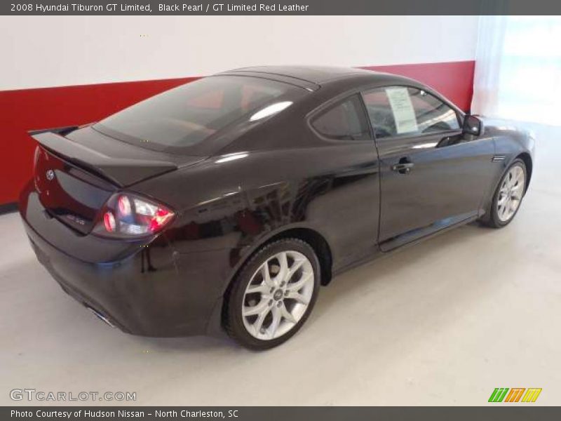 Black Pearl / GT Limited Red Leather 2008 Hyundai Tiburon GT Limited