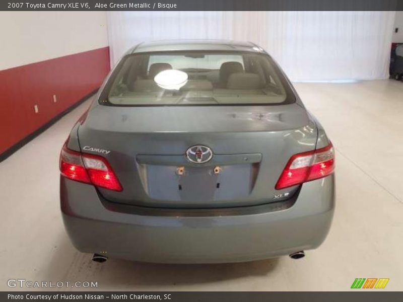 Aloe Green Metallic / Bisque 2007 Toyota Camry XLE V6