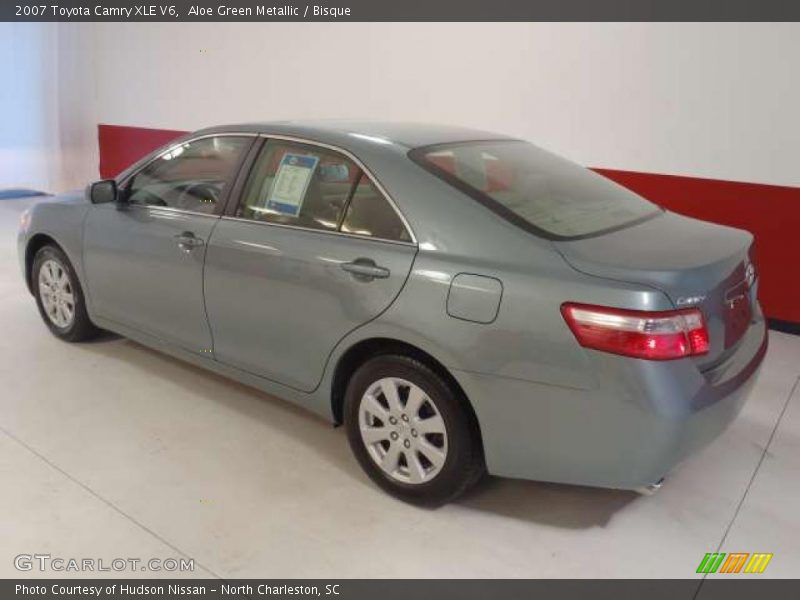 Aloe Green Metallic / Bisque 2007 Toyota Camry XLE V6