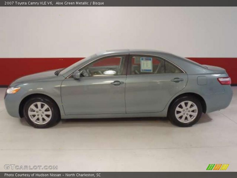 Aloe Green Metallic / Bisque 2007 Toyota Camry XLE V6