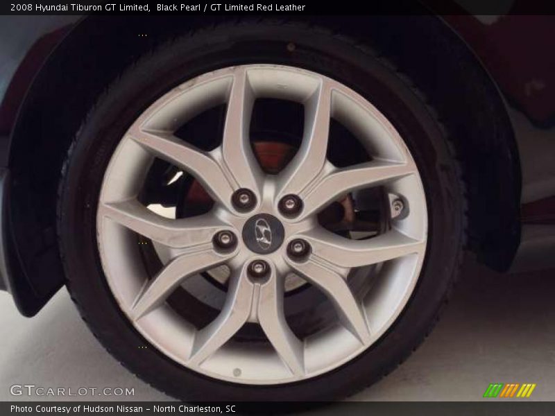 Black Pearl / GT Limited Red Leather 2008 Hyundai Tiburon GT Limited