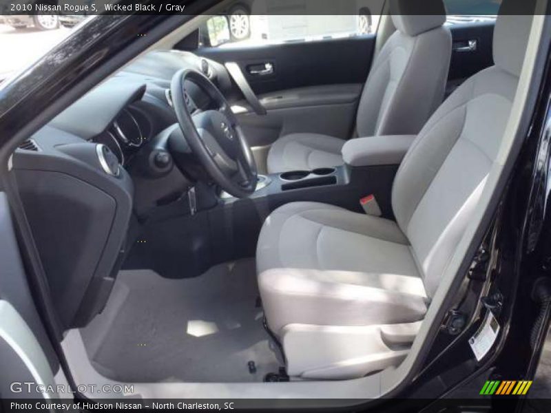 Wicked Black / Gray 2010 Nissan Rogue S
