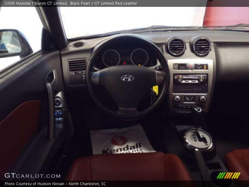 Black Pearl / GT Limited Red Leather 2008 Hyundai Tiburon GT Limited
