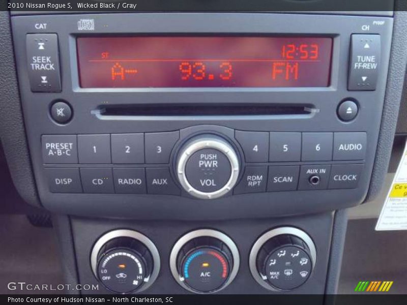 Wicked Black / Gray 2010 Nissan Rogue S