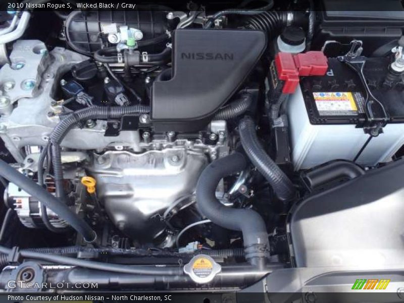 Wicked Black / Gray 2010 Nissan Rogue S