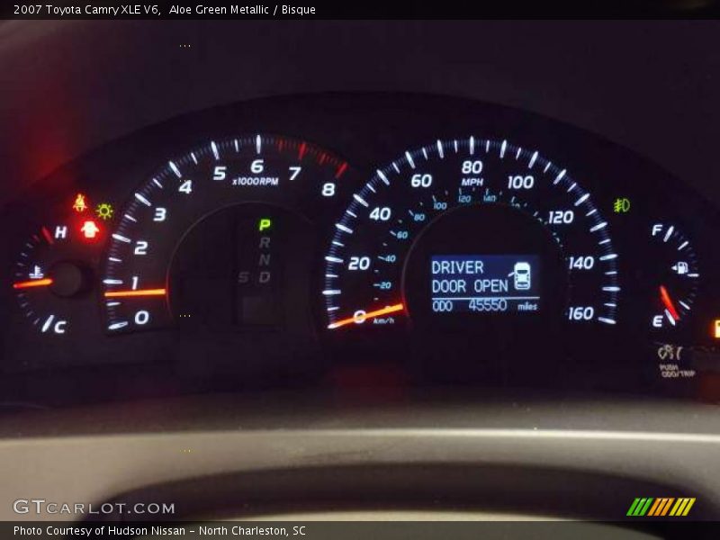 Aloe Green Metallic / Bisque 2007 Toyota Camry XLE V6