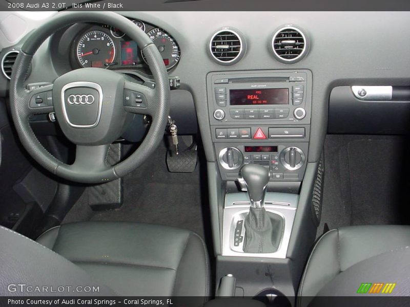 Ibis White / Black 2008 Audi A3 2.0T