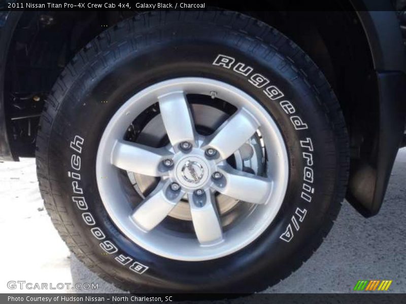 Galaxy Black / Charcoal 2011 Nissan Titan Pro-4X Crew Cab 4x4
