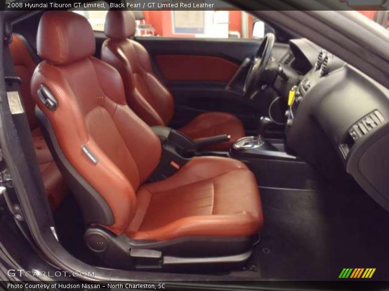 Black Pearl / GT Limited Red Leather 2008 Hyundai Tiburon GT Limited