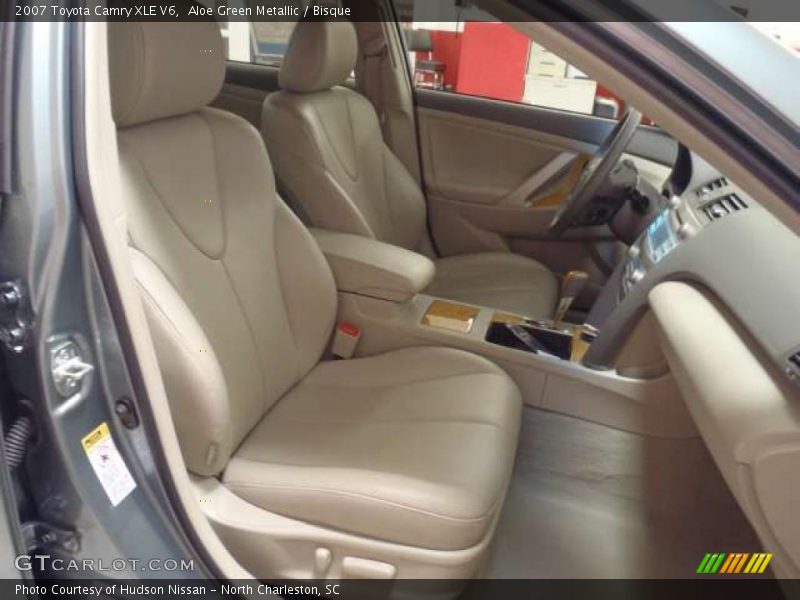 Aloe Green Metallic / Bisque 2007 Toyota Camry XLE V6