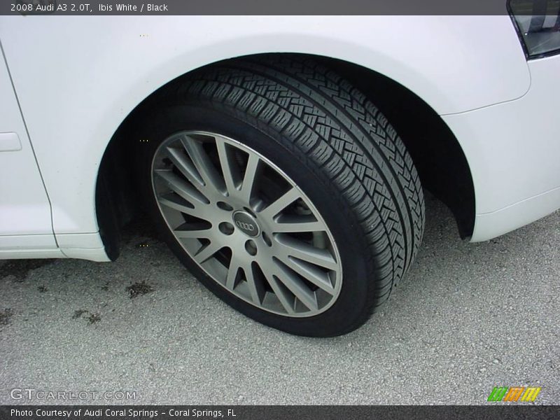 Ibis White / Black 2008 Audi A3 2.0T