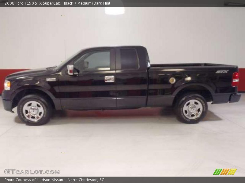 Black / Medium/Dark Flint 2008 Ford F150 STX SuperCab