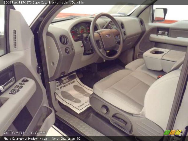 Black / Medium/Dark Flint 2008 Ford F150 STX SuperCab