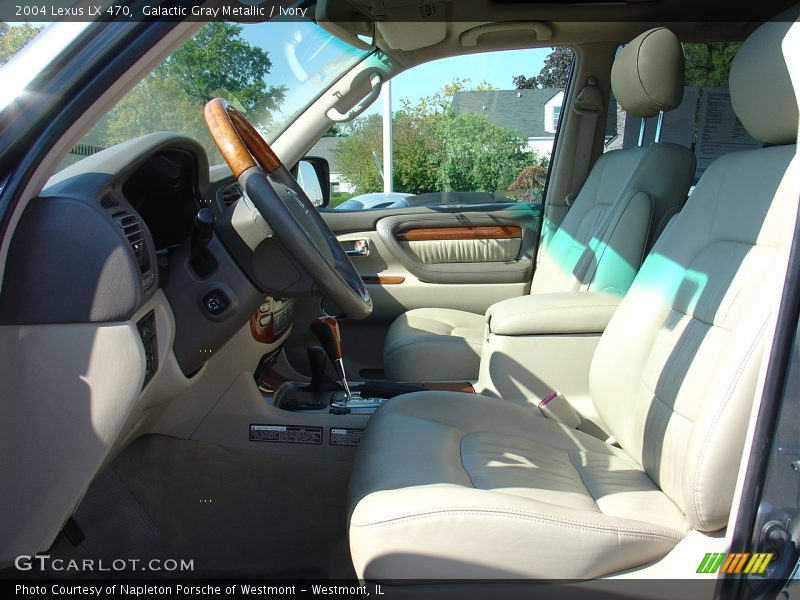 Galactic Gray Metallic / Ivory 2004 Lexus LX 470
