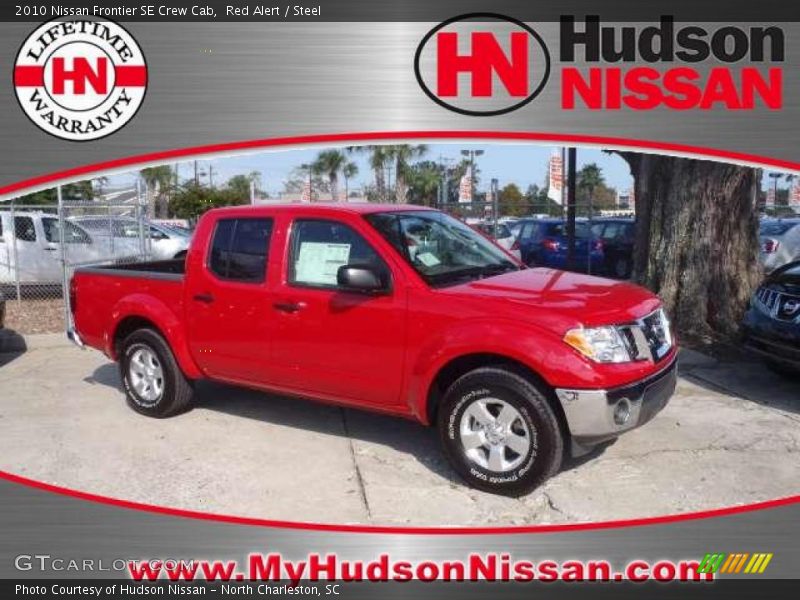 Red Alert / Steel 2010 Nissan Frontier SE Crew Cab