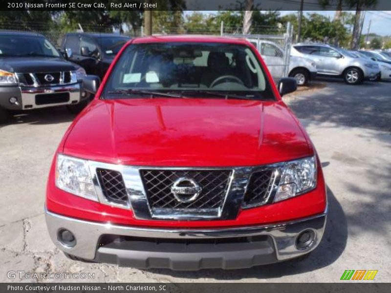 Red Alert / Steel 2010 Nissan Frontier SE Crew Cab