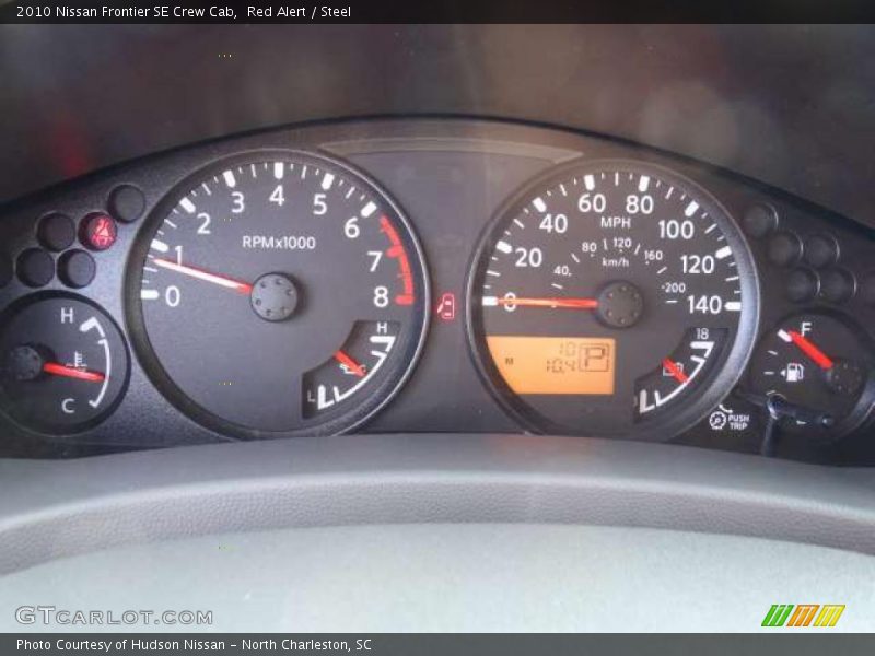 Red Alert / Steel 2010 Nissan Frontier SE Crew Cab