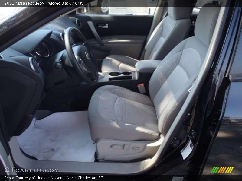Wicked Black / Gray 2011 Nissan Rogue SV