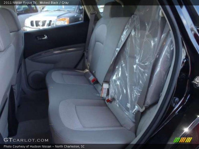 Wicked Black / Gray 2011 Nissan Rogue SV