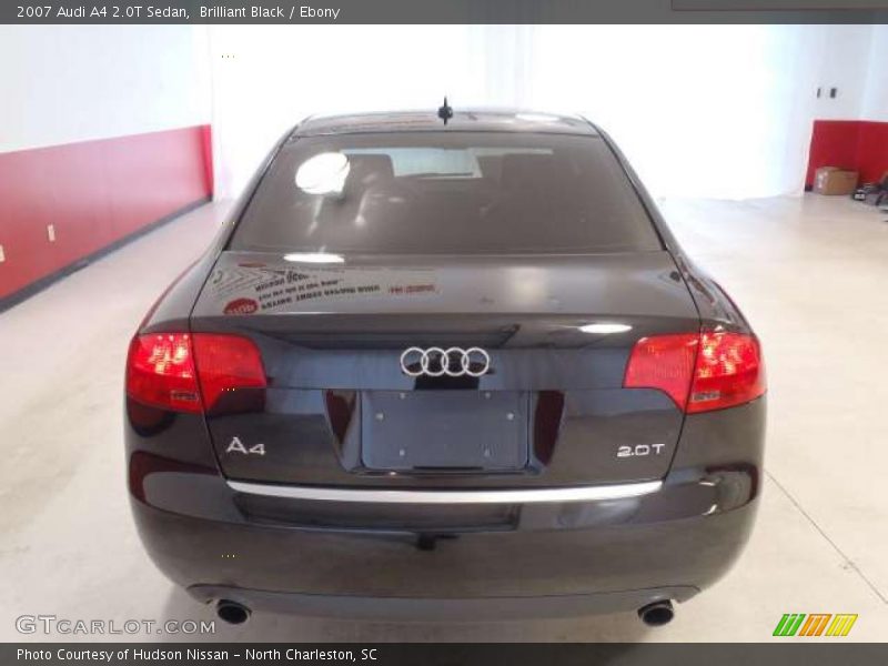 Brilliant Black / Ebony 2007 Audi A4 2.0T Sedan