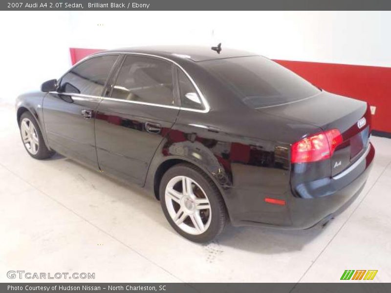 Brilliant Black / Ebony 2007 Audi A4 2.0T Sedan