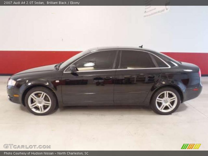 Brilliant Black / Ebony 2007 Audi A4 2.0T Sedan