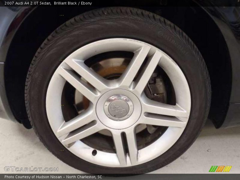 Brilliant Black / Ebony 2007 Audi A4 2.0T Sedan