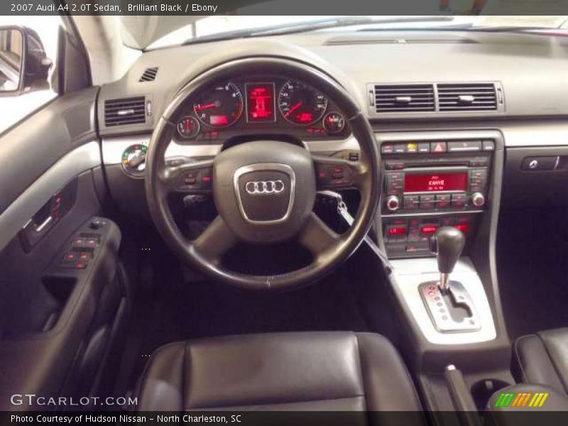 Brilliant Black / Ebony 2007 Audi A4 2.0T Sedan