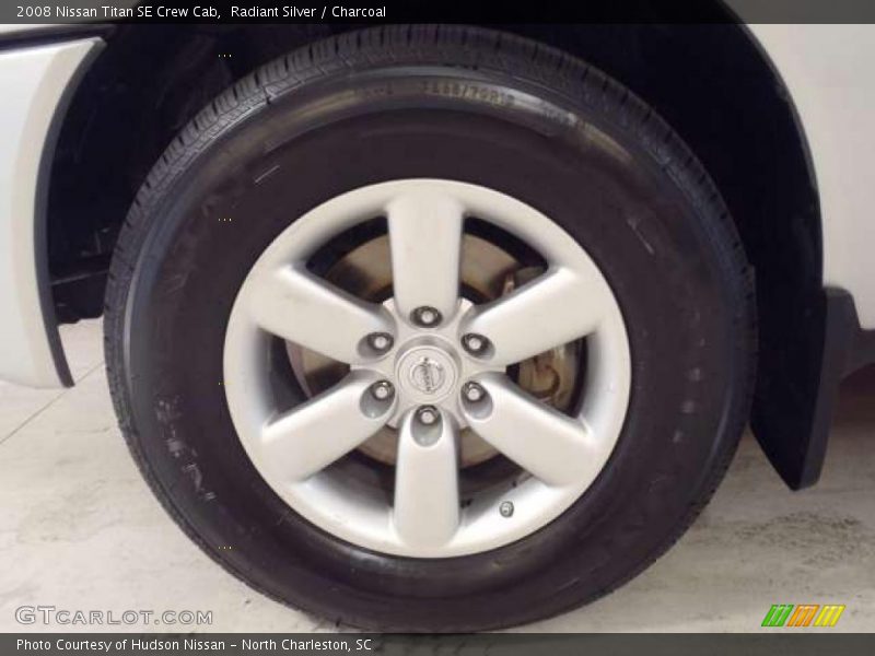 Radiant Silver / Charcoal 2008 Nissan Titan SE Crew Cab