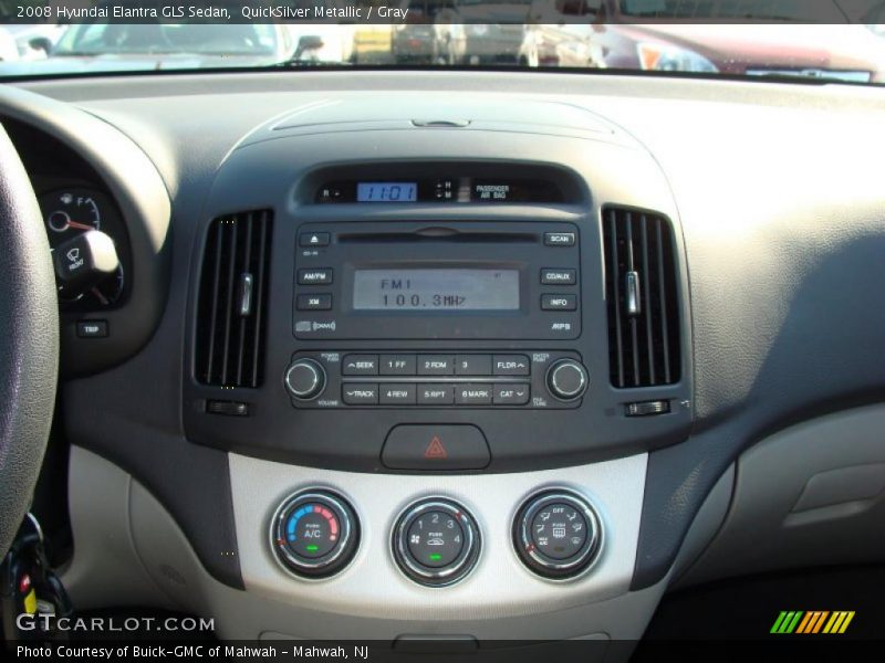 QuickSilver Metallic / Gray 2008 Hyundai Elantra GLS Sedan