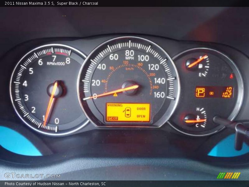 Super Black / Charcoal 2011 Nissan Maxima 3.5 S