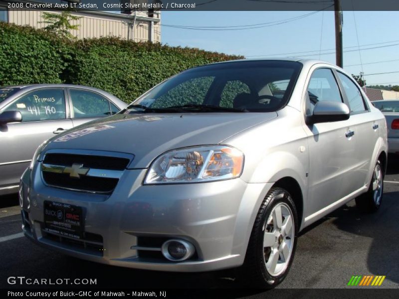 Cosmic Silver Metallic / Charcoal 2008 Chevrolet Aveo LT Sedan