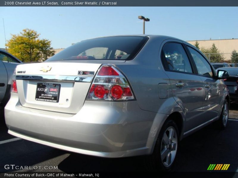 Cosmic Silver Metallic / Charcoal 2008 Chevrolet Aveo LT Sedan