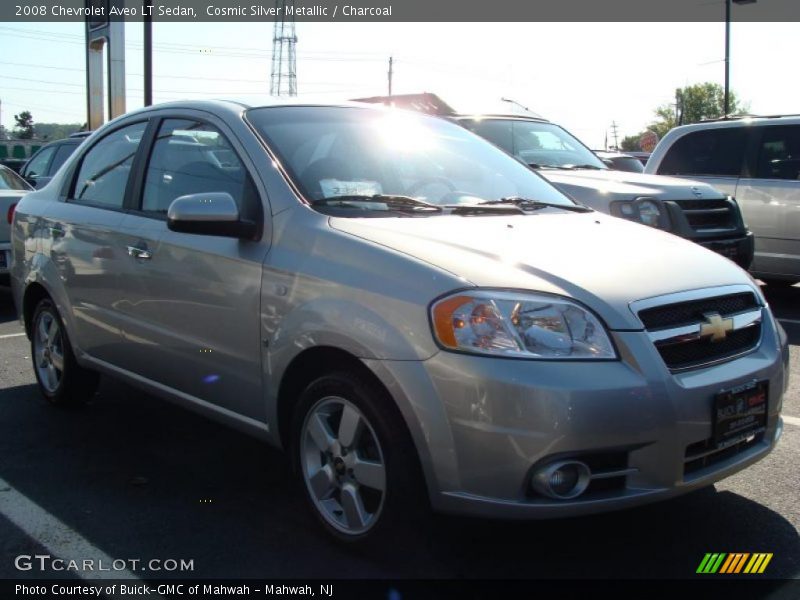 Cosmic Silver Metallic / Charcoal 2008 Chevrolet Aveo LT Sedan