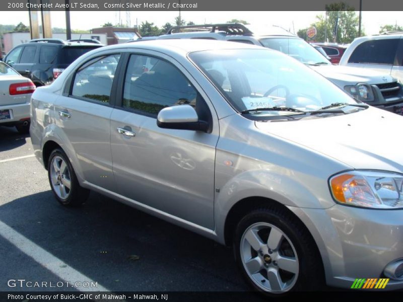 Cosmic Silver Metallic / Charcoal 2008 Chevrolet Aveo LT Sedan